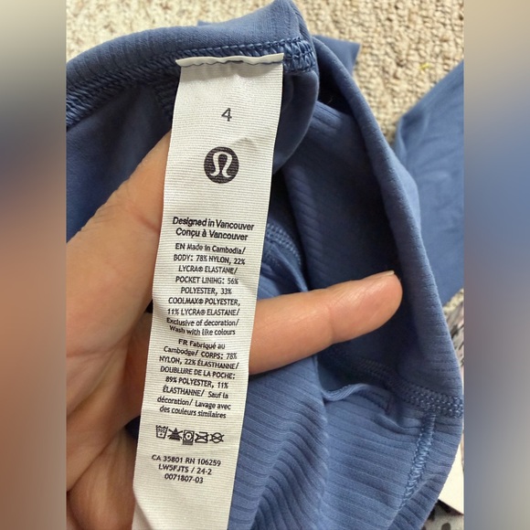 Lululemon Align Ribbed High-Rise Pant 25” size 4 new with tag - Picture 6 of 6